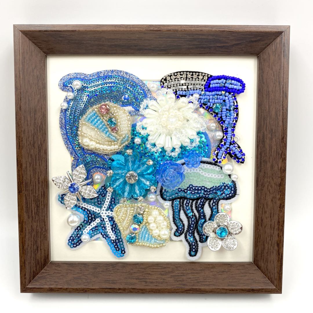 Tide & Thread - Embroidery Patches With Beads & Sequins-supermix-C1100