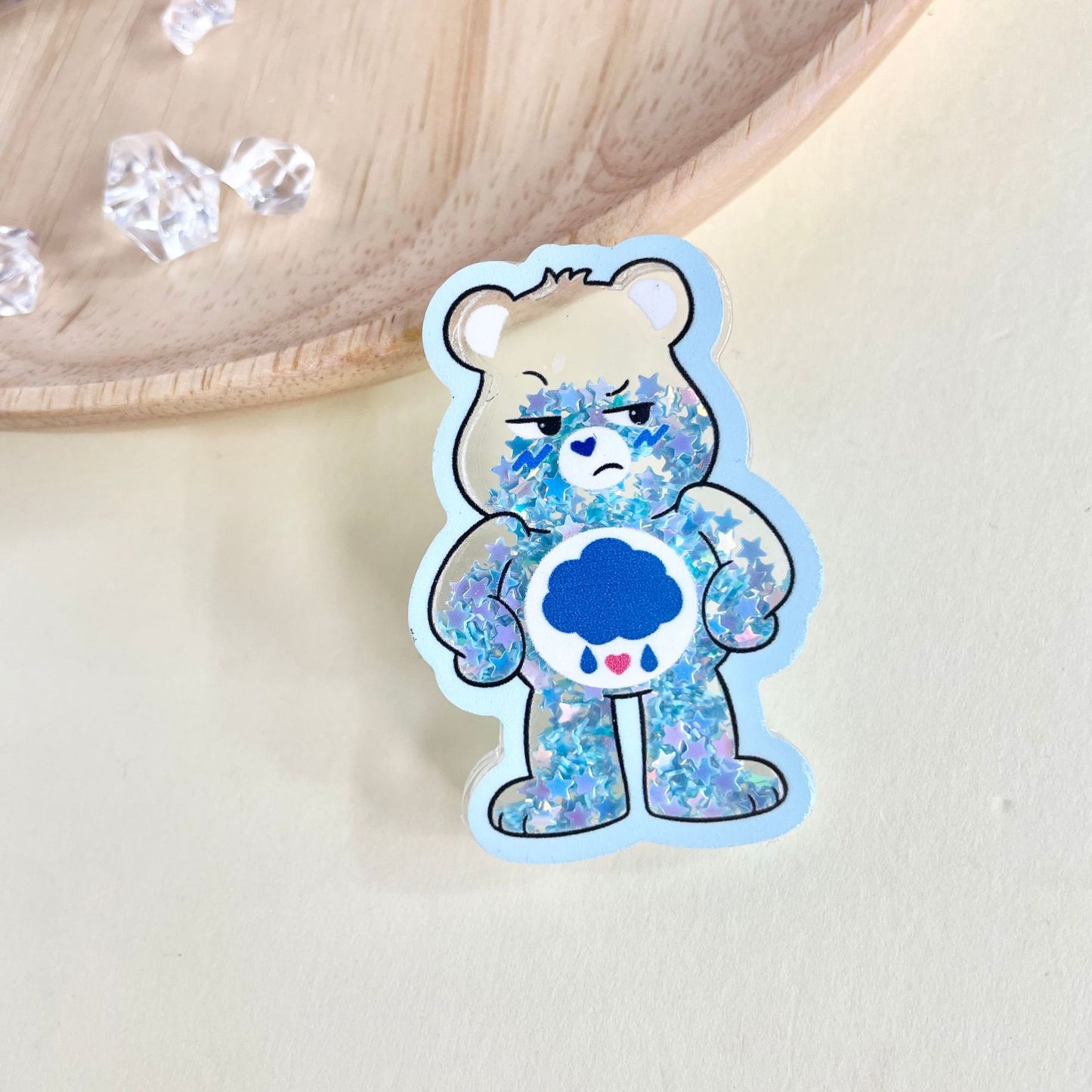 【Buy One Get One Equal Volume For Free】 Beary Happy Shaky Acrylic Charm/Pendant Mix-C1091