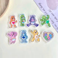 【Buy One Get One Equal Volume For Free】 Beary Happy Shaky Acrylic Charm/Pendant Mix-C1091