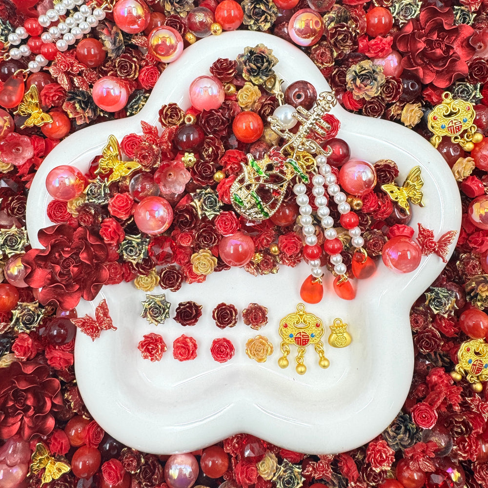 Ruby Rouge Nail & Beads Mix-glow(miki)- NailC