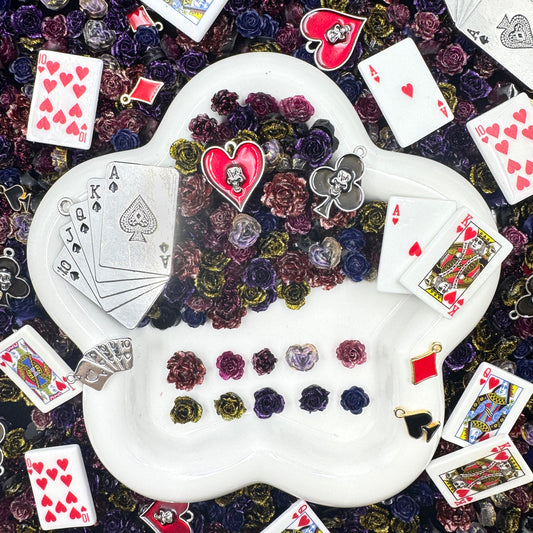 【15%OFF】Sin City Rose - Nail Charm+Metal Mix-glow(Miki) - NailC