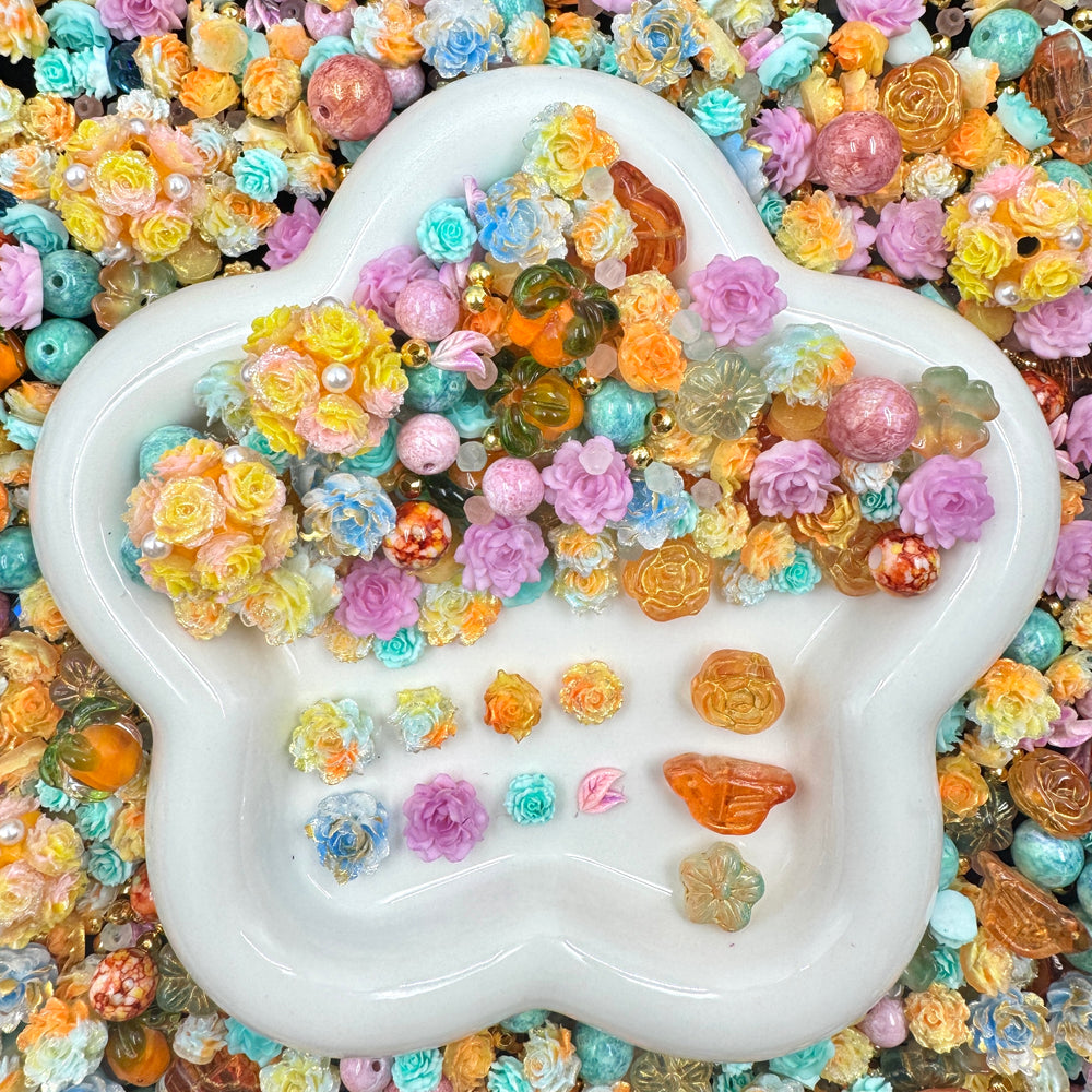 Bohemian Blush - Nail & Beads Mix-glow(miki)- NailC