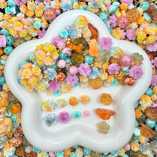 Bohemian Blush - Nail & Beads Mix-glow(miki)- NailC