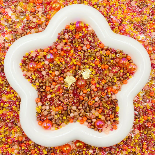 Fall Harvest - Seed Beads Mix For Jewelry Making -BD