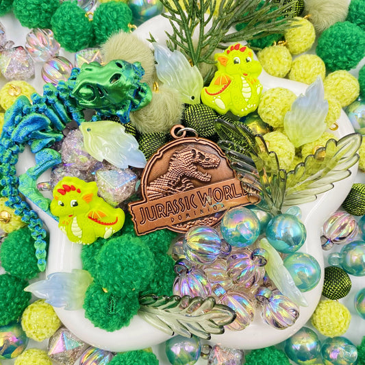 【Buy One Get One Equal Volume For Free】Dino-Mite - Beads Mix for Hanging Ornament-BD