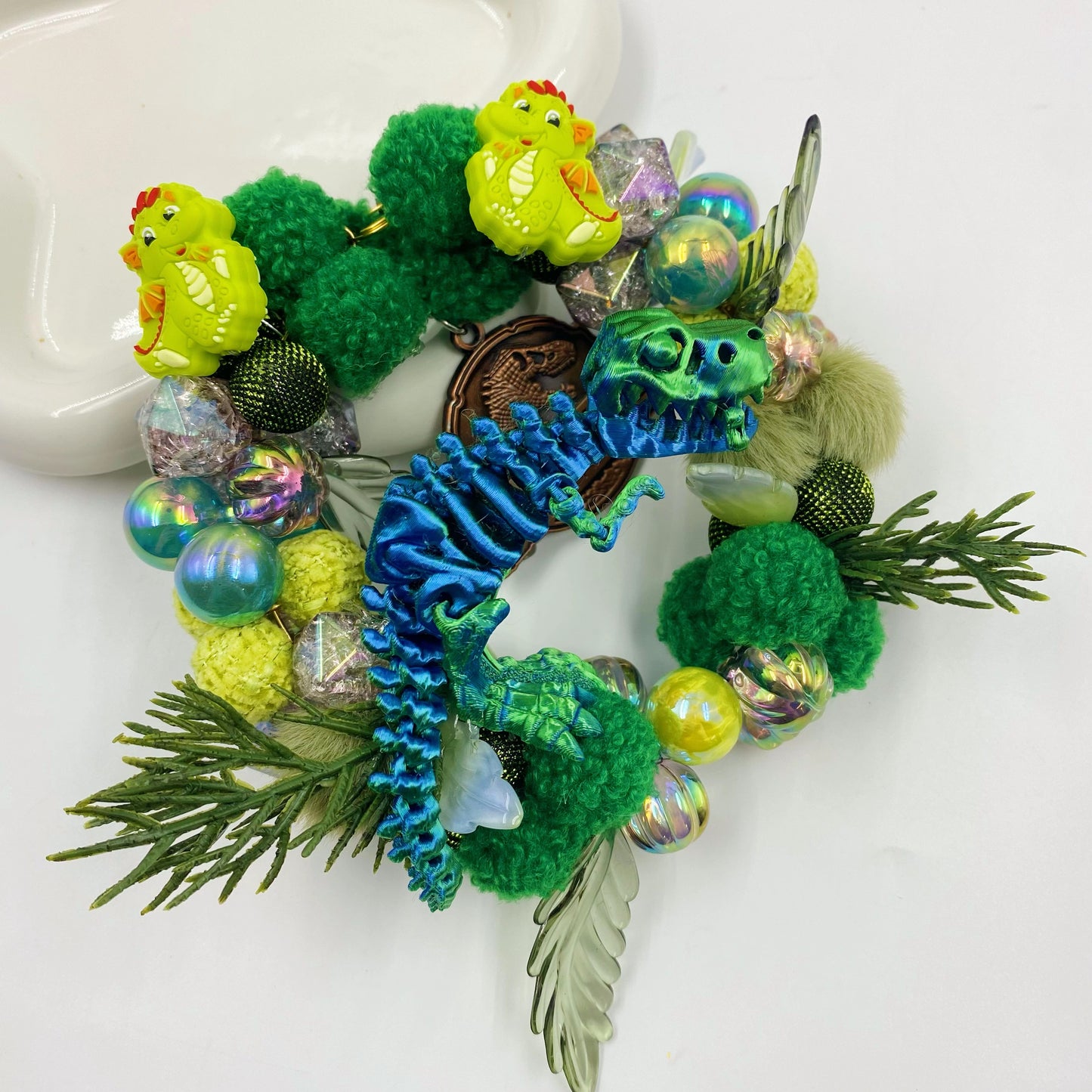 【Buy One Get One Equal Volume For Free】Dino-Mite - Beads Mix for Hanging Ornament-BD