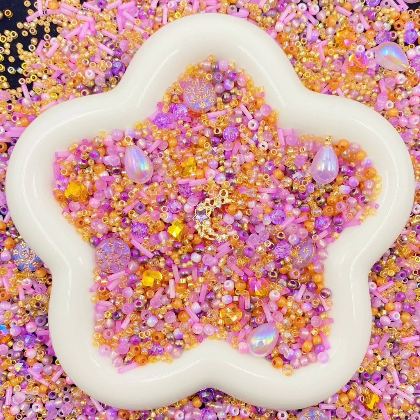 Sunset Garden Seed Beads Mix for Jewelry