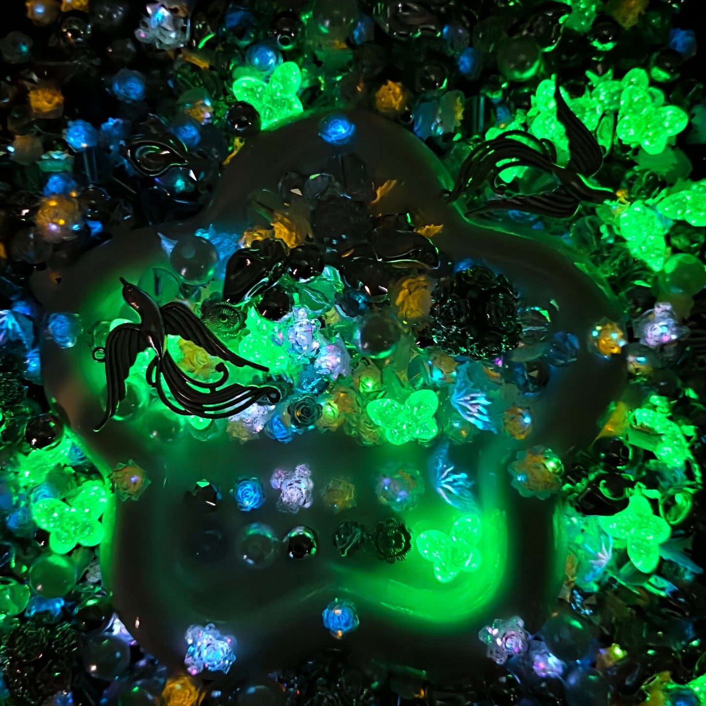 Frosted Phoenix Nail & Beads Mix-glow(miki)- NailC