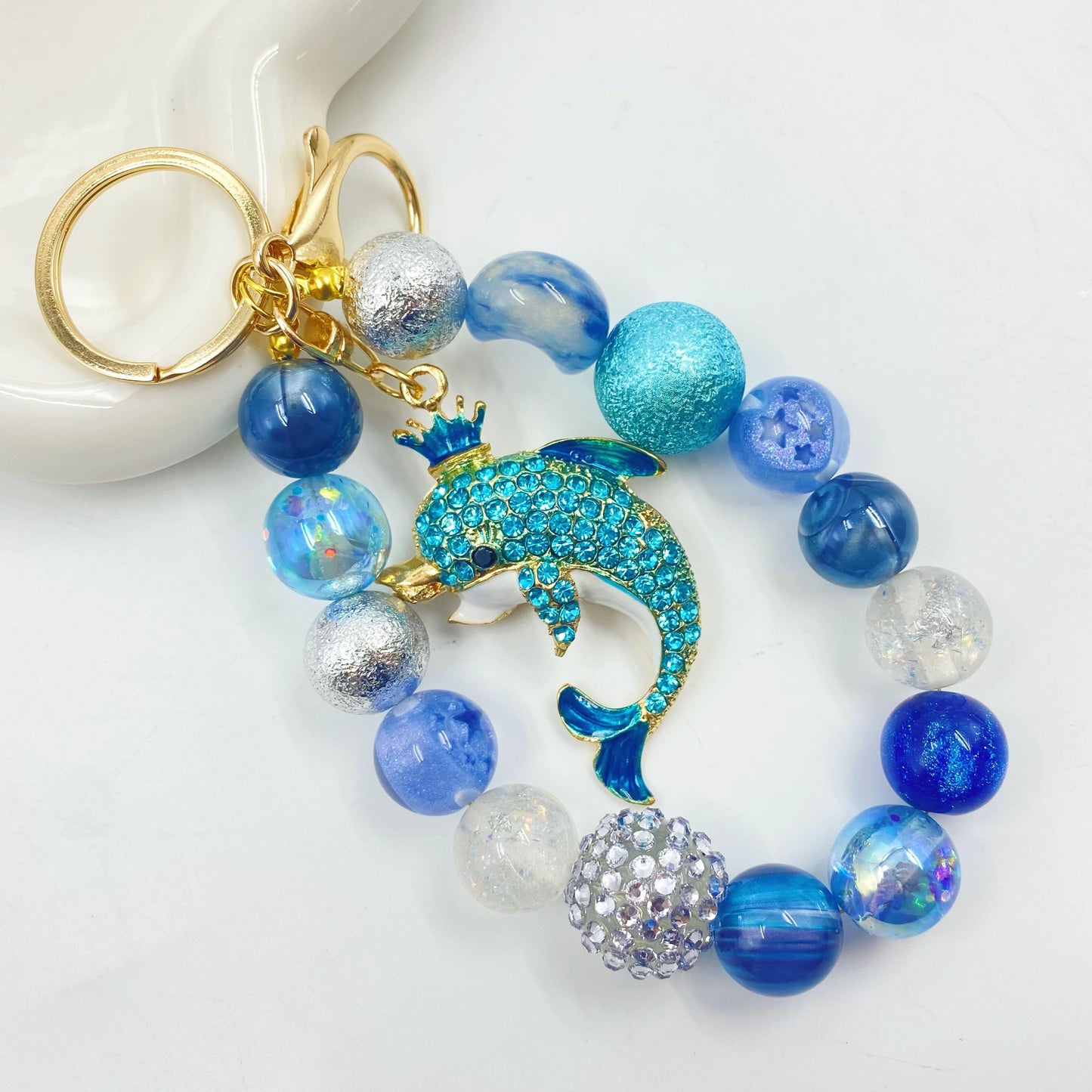 Sapphire Moon - Bead Mix for Keychain -BD