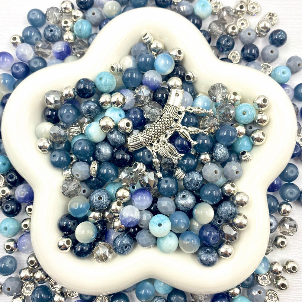 Deep Blue Sea Beads Mix for Bracelet -BD