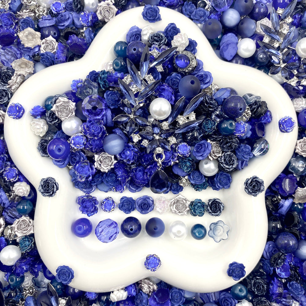 Sapphire  Royalty - Nail & Beads Mix-glow(miki)- NailC