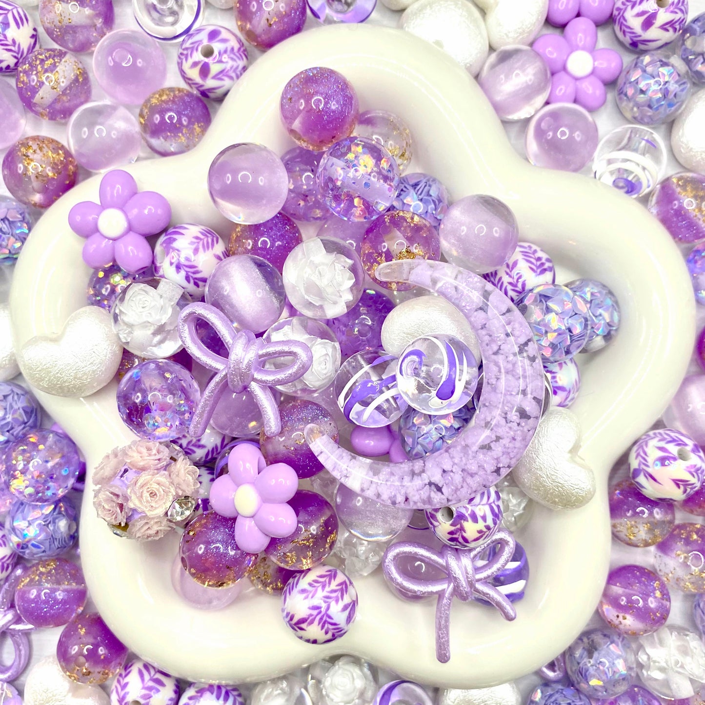 16mm Keychain/Pen Making DIY Beads Mix – 16/20mm Silicone, Resin & Acrylic Beads