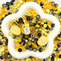 Jewelry Making Beads Mix for DIY Jewelry & Crafts – 8/10/12mm Glass, Resin & Metal Beads