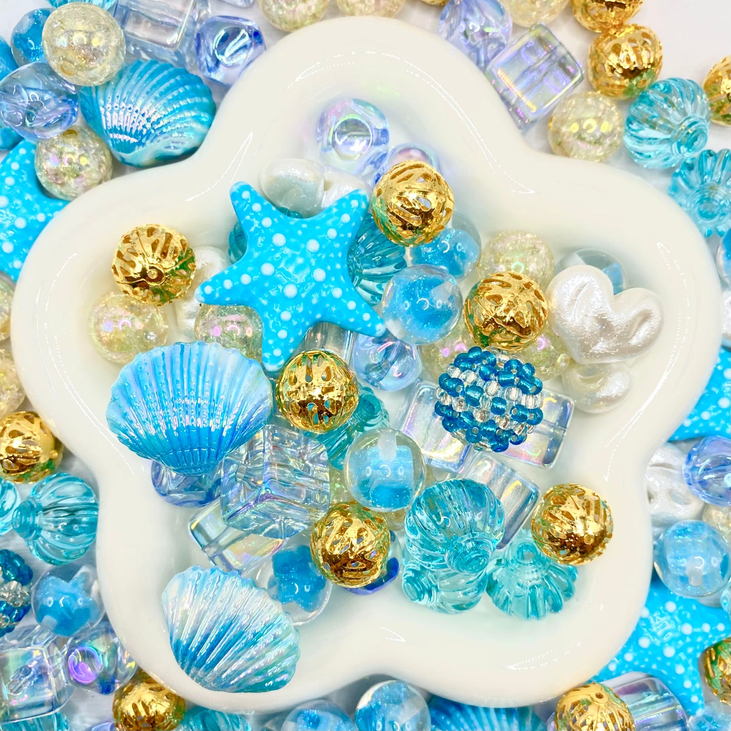 16mm Keychain/Pen Making DIY Beads Mix – 16/20mm Silicone, Resin & Acrylic Beads