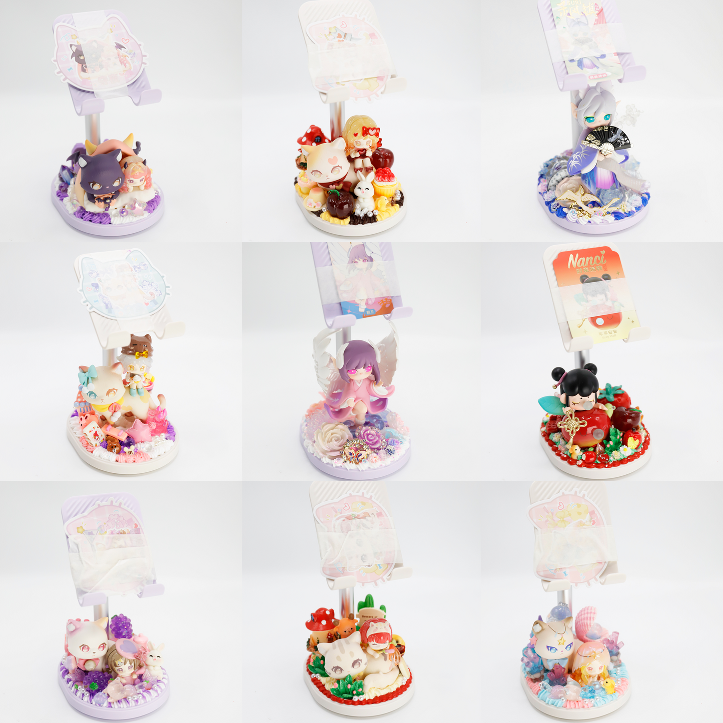 Handmade Phone Stand with Cream Glue Blind Bag - Kosbling Doll DIY