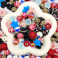 16mm Keychain/Pen Making DIY Beads Mix – 16/20mm Silicone, Resin & Acrylic Beads