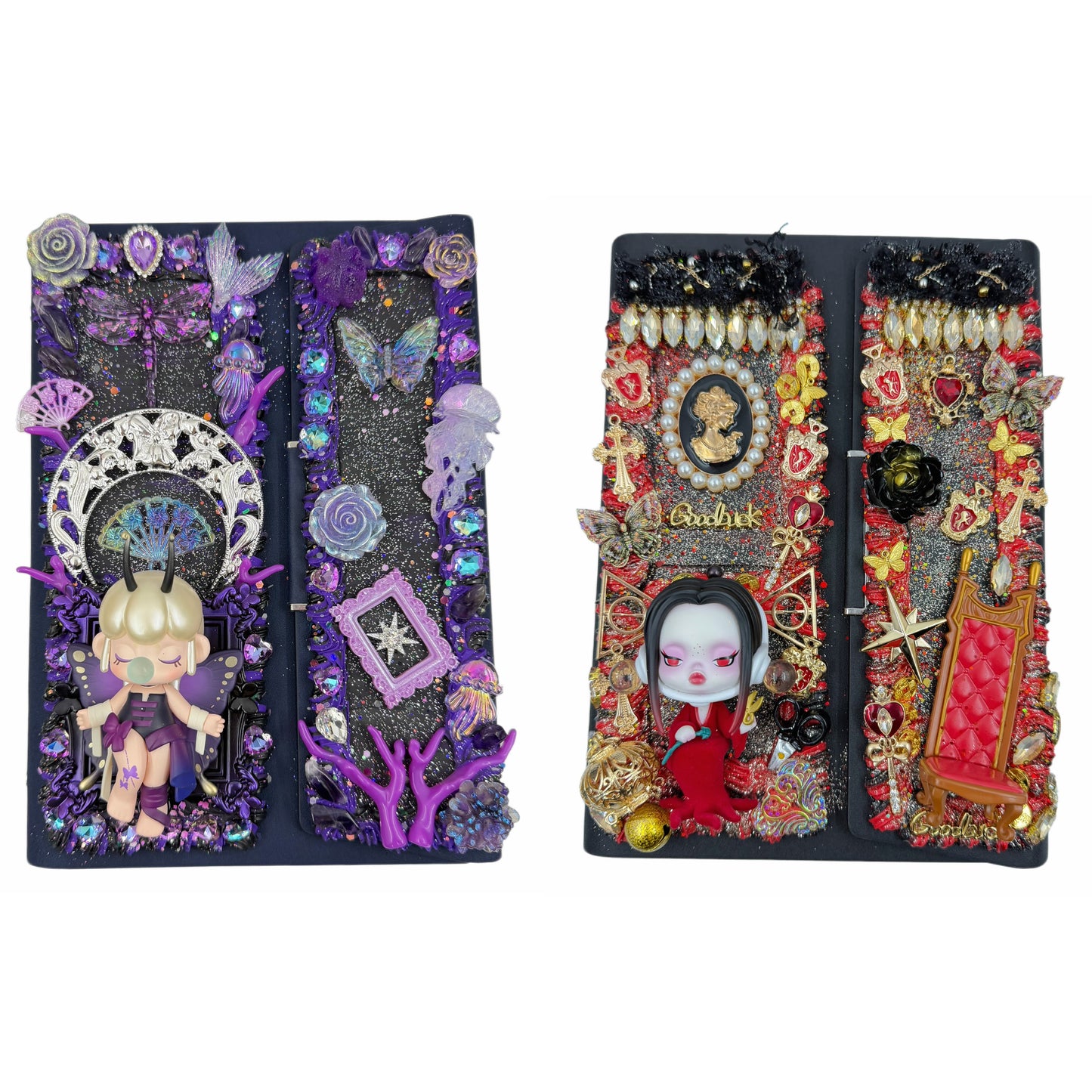 【20% OFF LIVE ONLY】Handmade Luxury Notebook with Cream Glue Doll DIY - Kosbling Handmade Blind Bag