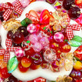16mm Car Hanger/Ornament Making Beads Mix – 16mm Beads with Hooks, Acrylic/Resin/Glass Beads