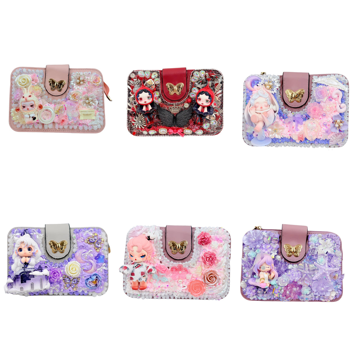 【20%OFF ONLY}Handmade Crossbody Handbag with Cream Glue, Doll DIY - Kosbling Handmade Blind Bag