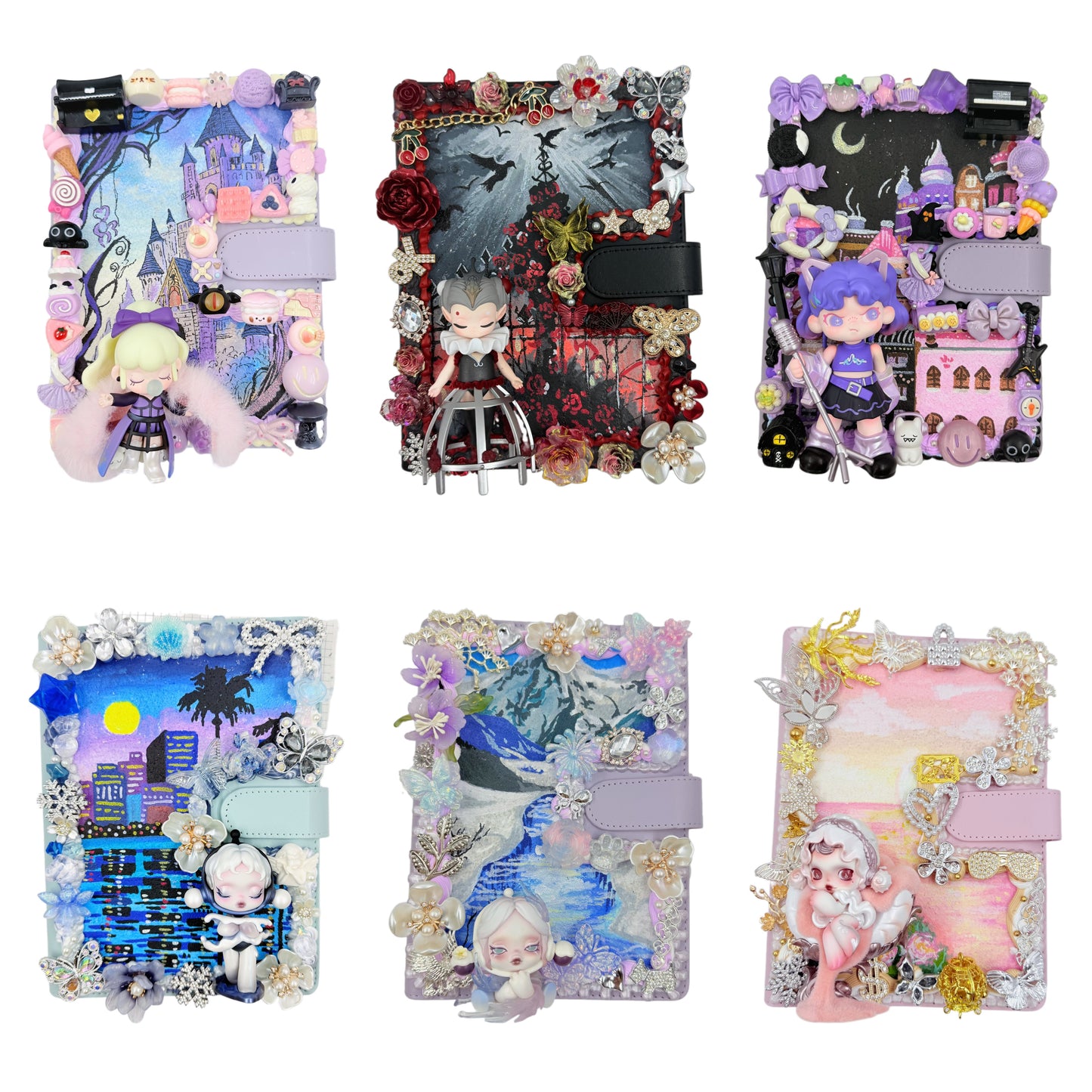 【NEW 20%OFF ONLY】Handmade Hand-Painted Notebook with DIY Decorations - Kosbling Handmade Blind Bag
