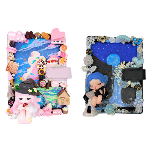 【NEW 20%OFF ONLY】Handmade Hand-Painted Notebook with DIY Decorations - Kosbling Handmade Blind Bag