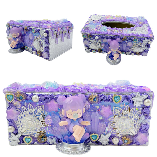 【20% OFF ONLY】 Handmade Tissue Box  with Cream Glue, Doll DIY – Kosbling Handmade Blind Bag