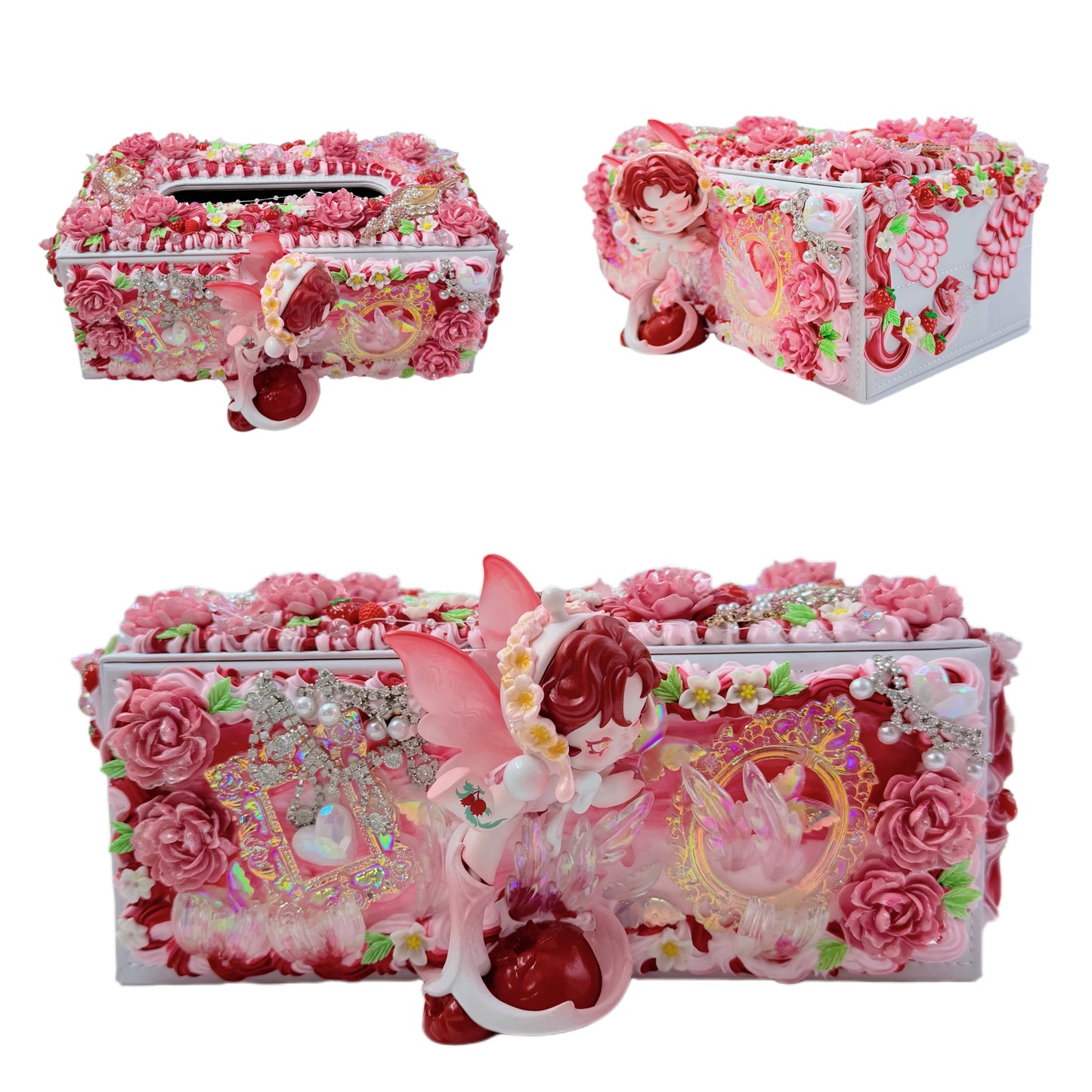 【20% OFF ONLY】 Handmade Tissue Box  with Cream Glue, Doll DIY – Kosbling Handmade Blind Bag