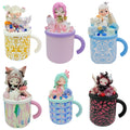 【20% OFF ONLY】TonTon Cup 450ml Stainless Steel Inner Liner Handmade with Cream Glue, Doll DIY – Kosbling Handmade Blind Bag