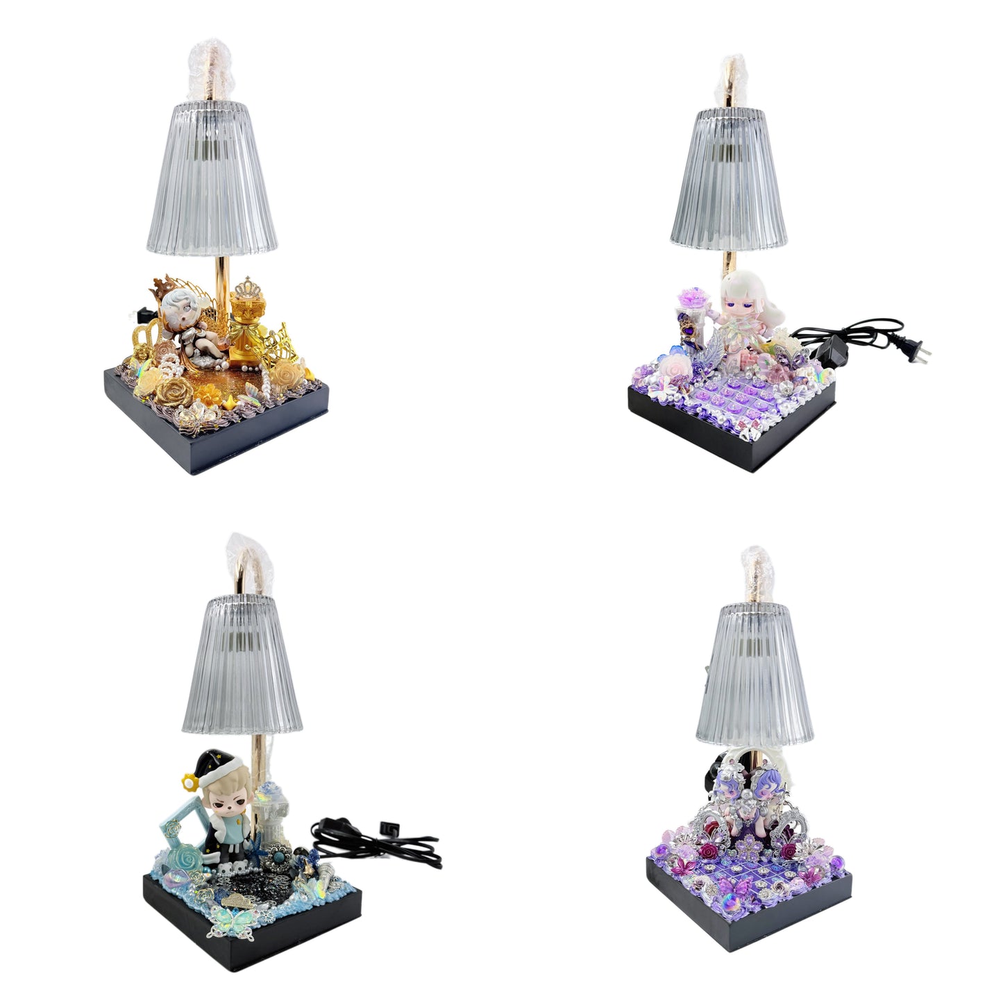 Lily of the Valley Aroma Lamp with Cream Glue Doll DIY - Kosbling Blind Bag