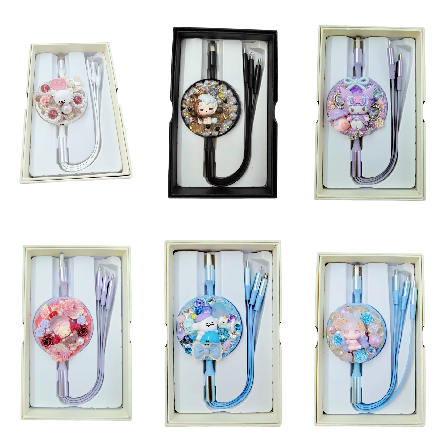 Handmade 3-in-1 Charging Cable Doll DIY - KB26080003