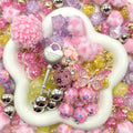 16mm Car Hanger/Ornament Making Beads Mix – 16mm Beads with Hooks, Acrylic/Resin/Glass Beads
