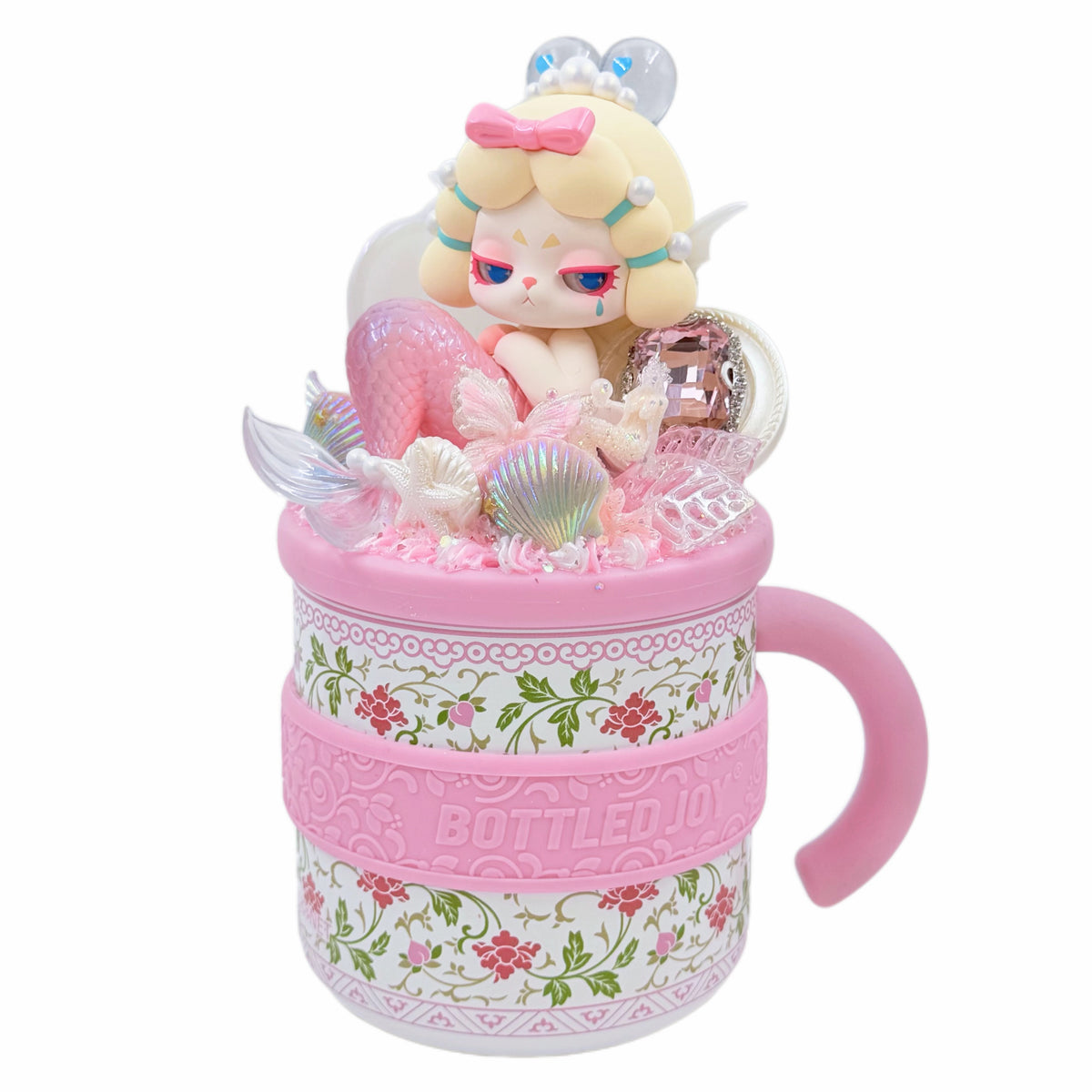 【20% OFF ONLY】TonTon Cup 450ml Stainless Steel Inner Liner Handmade with Cream Glue, Doll DIY – Kosbling Handmade Blind Bag