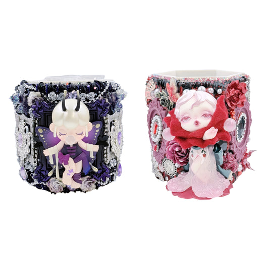 【20% OFF ONLY】Handmade Makeup Brush Bucket with Cream Glue, Doll DIY -Kosbling Handmade Blind Bag