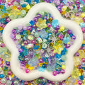 Jewelry Making Beads Mix for DIY Jewelry & Crafts – 8/10/12mm Glass, Resin & Metal Beads