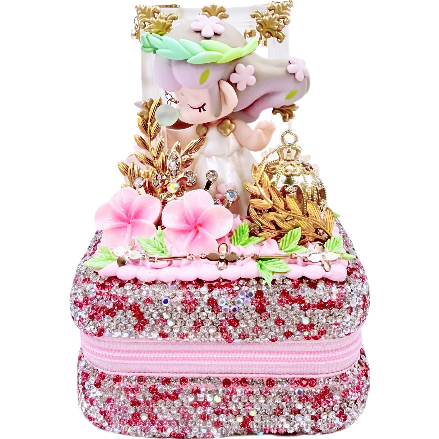 【20%OFF ONLY】Handmade Diamond Jewelry Box with Cream Glue, Doll DIY-Kosbling Blind Bag