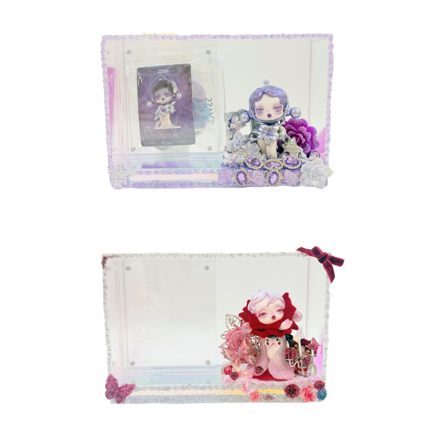 【20%OFF ONLY】Handmade Acrylic Iridescent Light-up Photo Frame with Cream Glue, Doll DIY-Kosbling Blind Bag