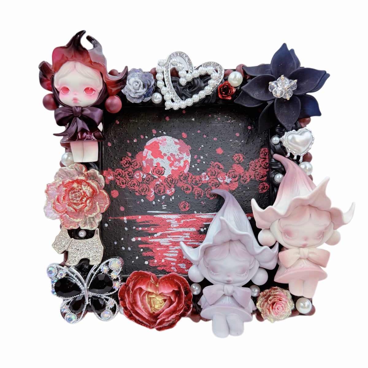 【20% OFF ONLY】Handmade Painted Photo Frame With Cream Glue, Doll DIY - Kosbling Handmade Blind Bag