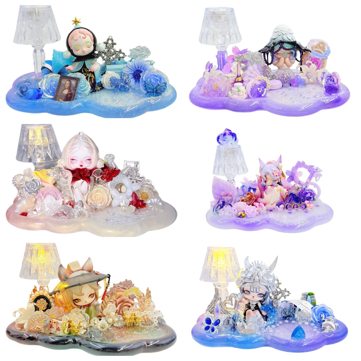 【20% OFF ONLY】Handmade Resin Night Light With Cream Glue, Doll DIY - Kosbling Handmade Blind Bag