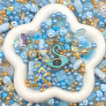 Jewelry Making Beads Mix for DIY Jewelry & Crafts – 8/10/12mm Glass, Resin & Metal Beads