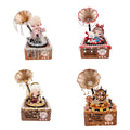 【20% OFF ONLY】Handmade Retro Vinyl Record Player Speaker With Diamond Cream Glue, Doll DIY-Kosbling Blind Bag