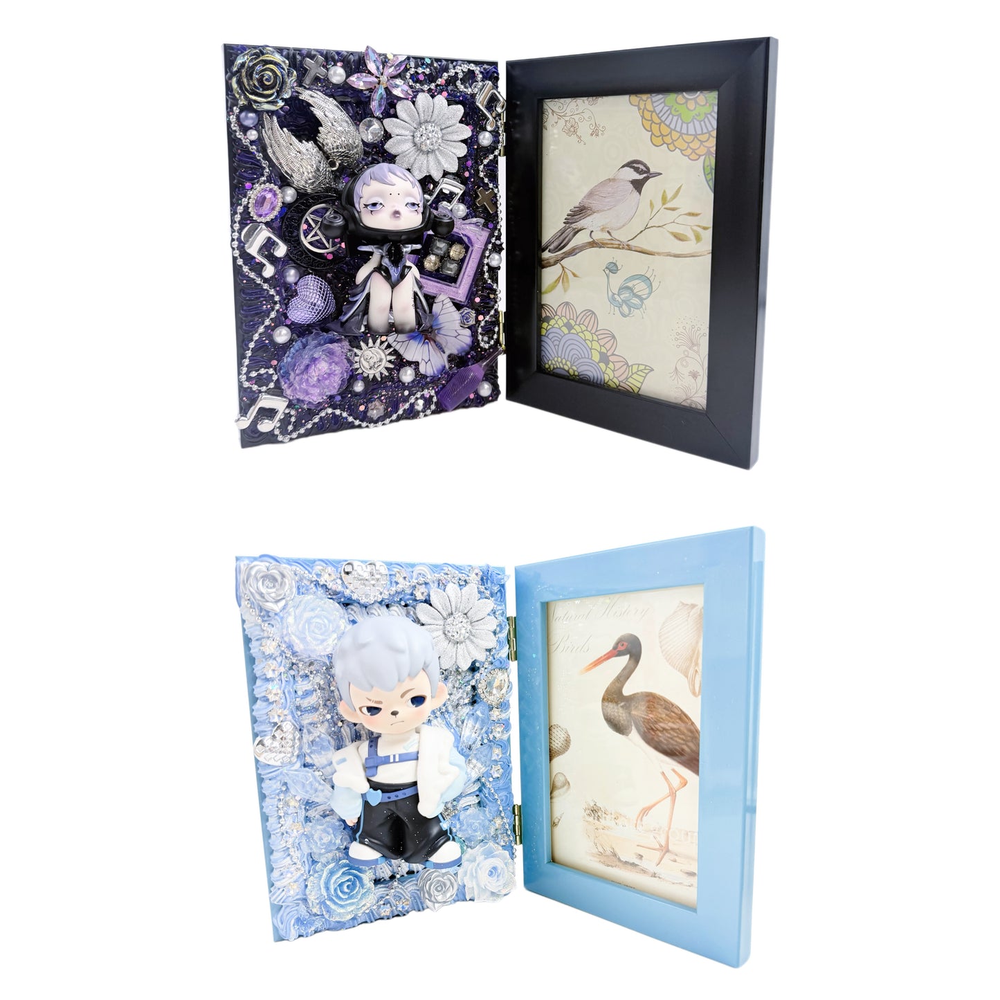 【20% OFF ONLY】Handmade Folding Photo Frame With Diamond Cream Glue, Doll DIY-Kosbling Blind Bag