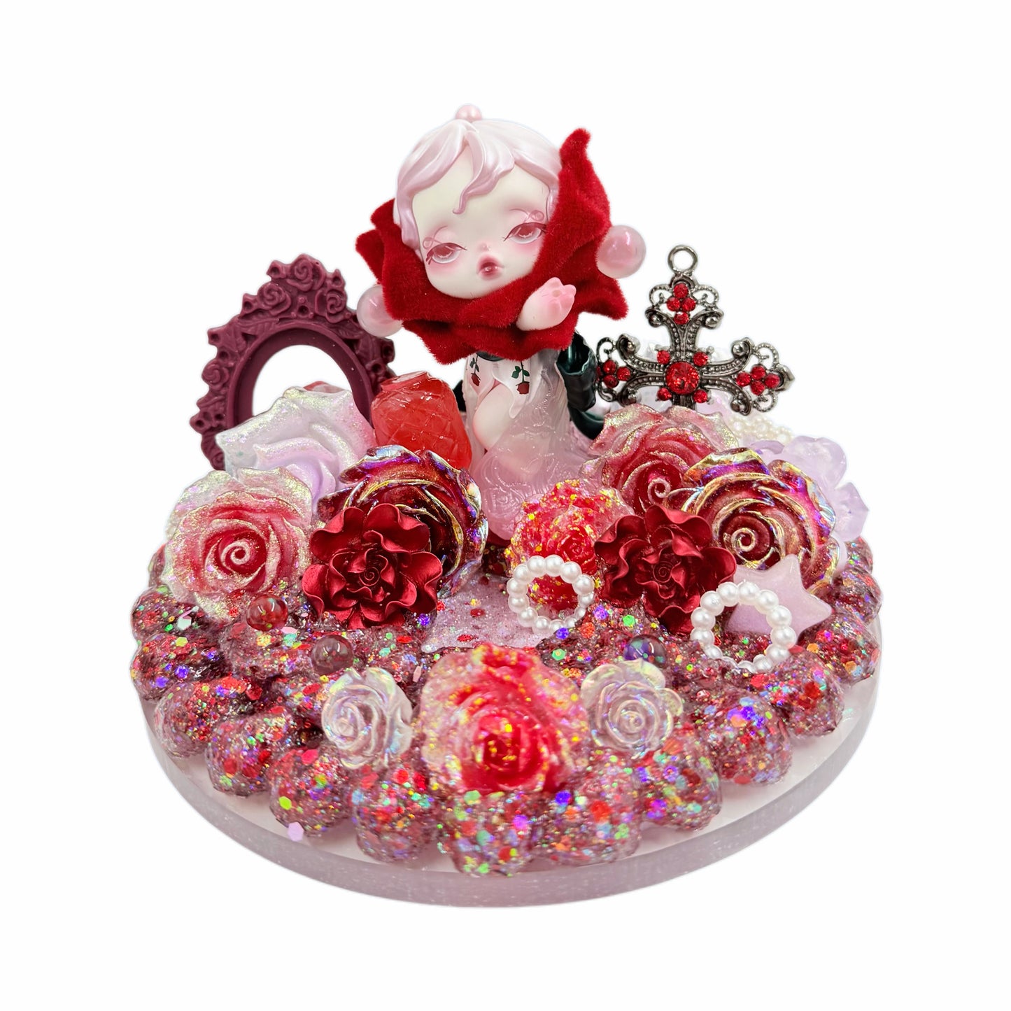【20% OFF ONLY LIVESTREAM】Handmade Round Phone Stand with Cream Glue - Kosbling Blind Bag