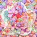 16mm Car Hanger/Ornament Making Beads Mix – 16mm Beads with Hooks, Acrylic/Resin/Glass Beads