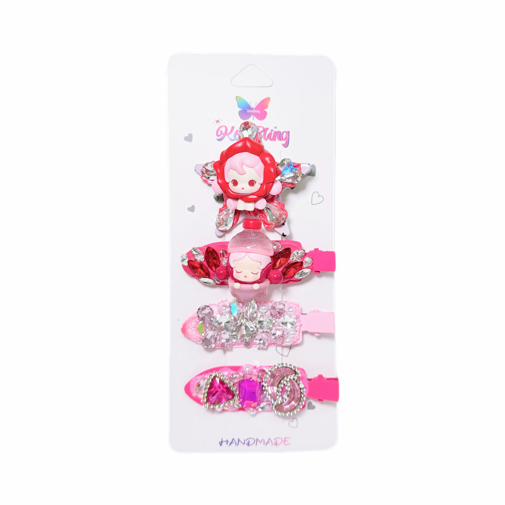 【20% OFF ONLY】Handmade Hair Clip Set with Cream Glue Doll DIY - Kosbling Blind Bag