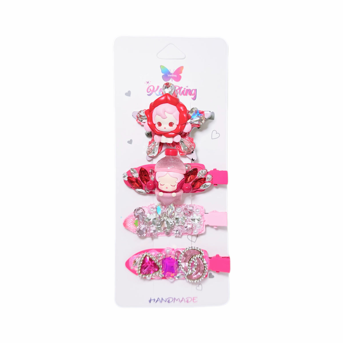 【20% OFF ONLY】Handmade Hair Clip Set with Cream Glue Doll DIY - Kosbling Blind Bag
