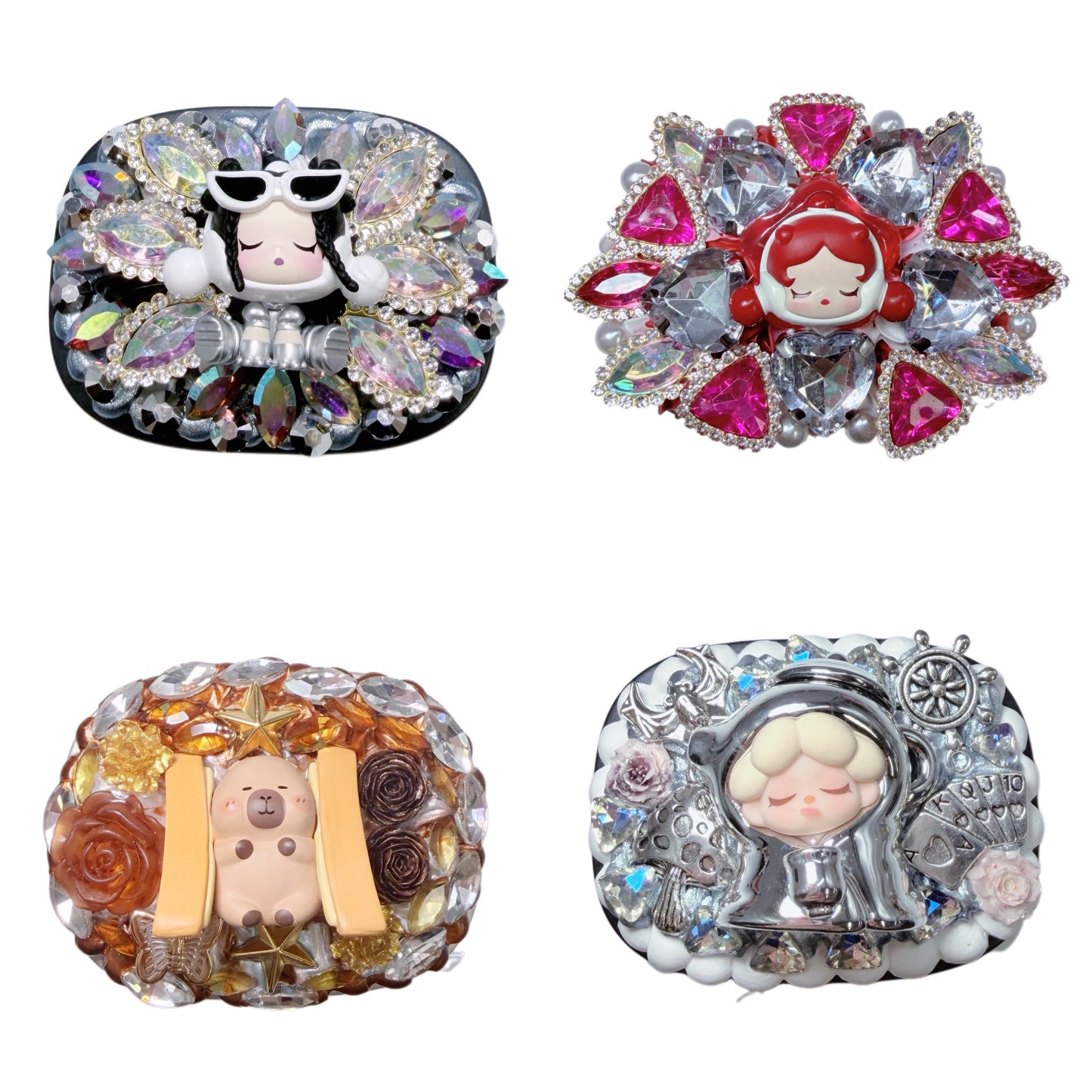 【20% OFF ONLY】Handmade Bluetooth Earphones With Cream Glue, Doll IY Kosbling Handmade Blind Bag