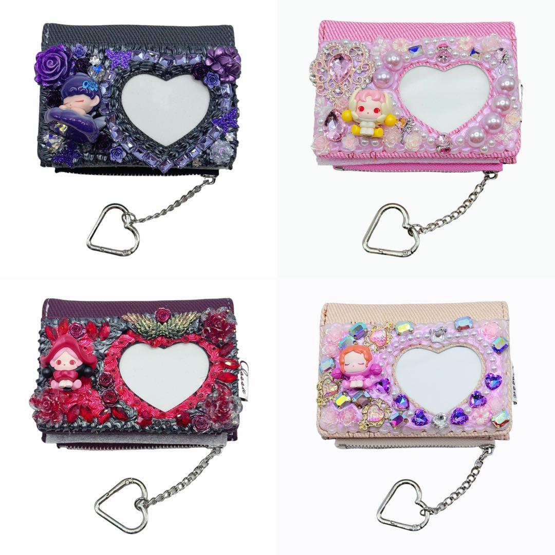 【20% OFF ONLY】Handmade Heart-Shaped Wallet With Cream Glue Blind Bag - Kosbling Doll DIY