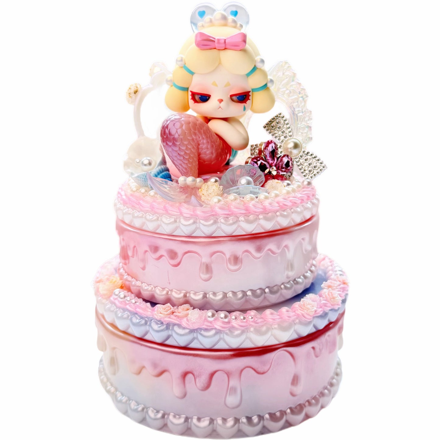 Handmade Resin Cake Box With Cream Glue - Kosbling Handmade Blind Bag