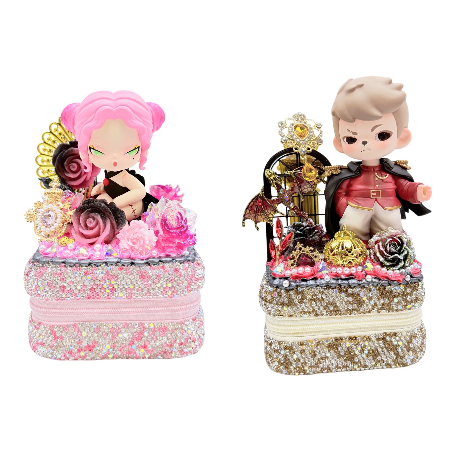 【20%OFF ONLY】Handmade Diamond Jewelry Box with Cream Glue, Doll DIY-Kosbling Blind Bag