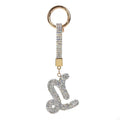 12 Constellation Diamond Bag Pendant Keychain